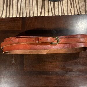 Anthropologie Leather Corset Belt